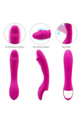 - DìḷĐò Gode Péņę Vîbrô-Másseúr Clîtôrîdien Double Penetrateur Víbrômássëurs Feminin Gōde Vībrō-Máșséur Rãbbit Va Et Víēnt V