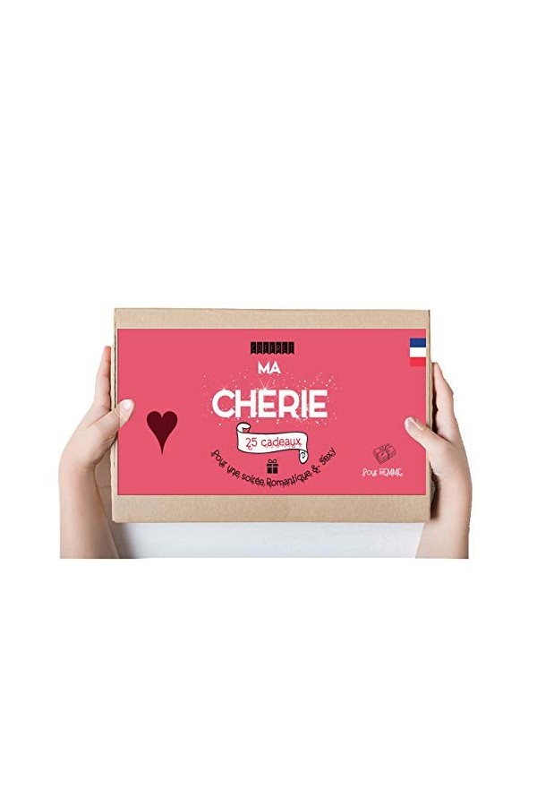 Calendrier Evenement Coffret Cadeau Mon Cheri ou MA Cherie- 25 Surprises Romantiques Femme/Homme - Box Cadeaux pour Amoureux 