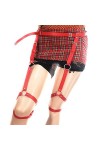 Punk Jarretière Punk Cuir Jambe Jarretière Ceinture Jambe Chaîne De Corps Mode Discothèque Bal Fête Chaîne De Corps Accessoir