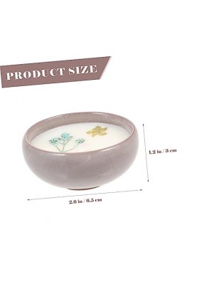 Mobestech 5 Pièces Bougies Parfumées Bougie Parfumée Tasse Bougies De Soja Avec Huiles Essentielles Bougies DExtérieur Pour 