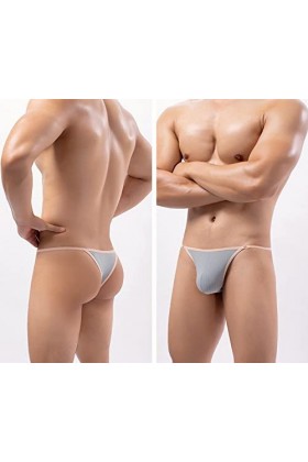 Faringoto String latéral détachable pour homme - Pantalon de bikini gay - Confortable et sexy, 5 P., M