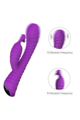 - DìḷĐò Gode Péņę Vîbrómásseur Vîbrátorspour Femme - Vîbrómásseur Avec 7 Intense 7 Stimulateur de Vîbratión - Masseur Puissa