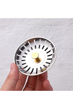 Ménage en Acier Inoxydable Évier Bouchon De Déchets Cheveux Drains Salle De Bains Drain De Sol Cuisine Anti-Clog Crépine Acce