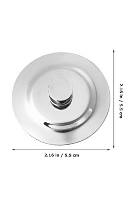 Baignoire en Acier Inoxydable vidange Cheveux et Bouchon Baignoire Couvercle de vidange Bouchon de Bain Bouchon de vidange Ba