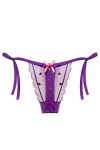 Ensemble de lingerie sexy et sexy pour femme, violet, taille unique