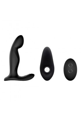 FURLOU Prostaté Masséur Vibrant stimulatéur Prostaté Pour Hommés Fémmés ét Coupl﻿és 100% étanché testicules/Black/XL