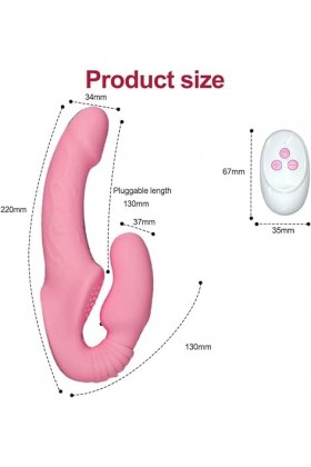 Vibrateur à deux têtes, gode vibrant télescopique pour femme, gode vibrant de simulation, vibrateur érotique pour femme, vibr