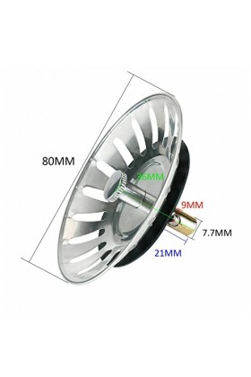 Ménage en Acier Inoxydable Évier Bouchon De Déchets Cheveux Drains Salle De Bains Drain De Sol Cuisine Anti-Clog Crépine Acce