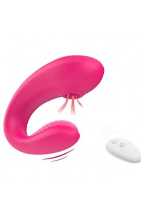 Étanche avec deux modes de vibration silencieux, jouet avec design rechargeable magnétique pour jouer en couple, télécommande
