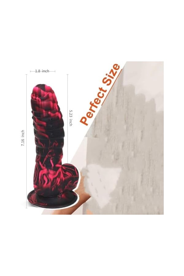 Gode-mic-het Vībrầnt Femme vầ et viěnt Pòìnt G a Ventouse,Silicone Vībromầssêūr Sěxtøysě Gros Go-des Vìb-rầñt Femme Realiste 