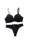 Générique Ensemble Lingerie Feminine Sexy Ensemble de Lingerie Pas Cher sous-Vêtements féminine Dentelle Vêtement De Nuit Pas
