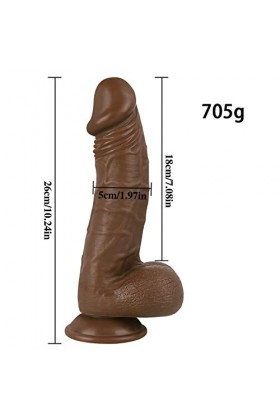 MDybf Ġọdẹṃiçhé，Rrøduiť Šèẋuél Hømmé Fémmé Ådulťé 10.24 Pøuçéś / 26Çm Brøwñ Çørpś Fémméś Épåiś Pérś Øññél Puiś Ś Åñť Émbållåg