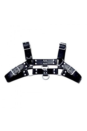 Harnais De Poitrine Pour Hommes Ceinture Sexy En Cuir Pu Bretelles Réglables Gay Wetlook Clubwear Costum Muscle Sling Color:b