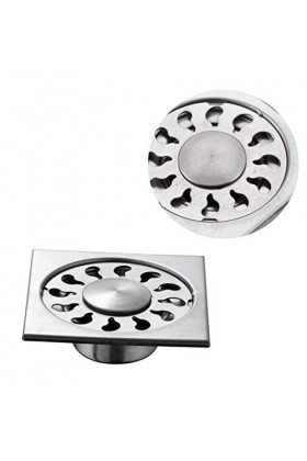 Crépine dévier de Cuisine égouttoir de Sol créatif en Acier Inoxydable déodorant évier crépine égouttoir de Sol crépine de S