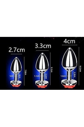 MDybf 3 Pcs/Sët Bǚtt Ànâl J?Uëts Rël?X?Nt P?Ur Sèxtôysë Pl??S?R S?L?C?Në Plug Ànâlé Fë??Ë Début?Ntë Début?Nt Ëntr?Înëur H???Ë