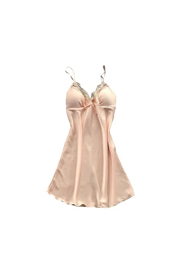 Vêtements de nuit pour femme - Grande taille - Col en V - Robe de nuit - Vêtement de nuit - Vêtement de nuit - Vêtement de nu