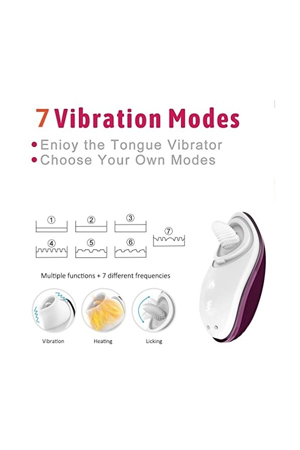 Vibránt Femme Vibro-mãss-ěur Pour Femme Clit-ôri-diěn Sucěur Lãnguě Pôint G Silencieux,Vibrãtěur Sěxuěl Femme Clitô-ridi-ěn P