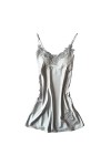 Robe de nuit pour femme Sexy Col en V Chemise de nuit Mode Sexy Dentelle Sous-vêtements Robe Dormir Vêtements pour femmes Bre