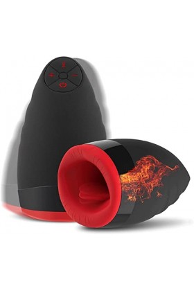 Masturbâteur Va et Vient Automatique Rechargeable Homme,Sextoyse Vaginette Ultra Réaliste Succion,Masturbeuse Homme Electriqu