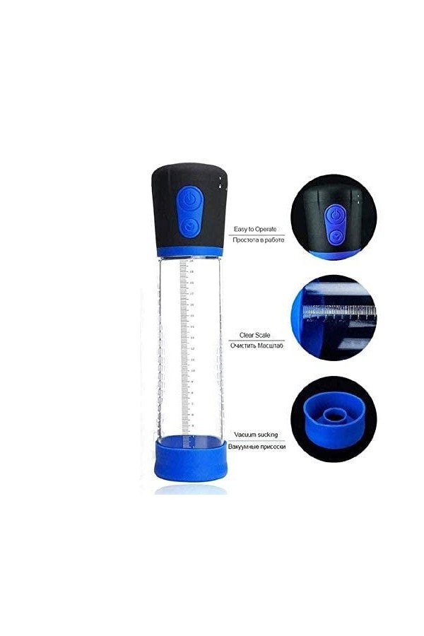 Masturabateur Automatique Penis Growth Pompe Agrandisseur Pénien Pompe pour Homme avec des Érections Plus FortesIntensités As