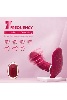 TeidEa Point G Stimulateur Clitodien Vîbrô-M?Șșé?R ?Ëūf ?Ibr?Nt Pour Femme Sans Fil Télécommande A Distance Vībròm?Sśe?Rs Fem