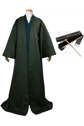 Foanja Voldemort Déguisement Adulte Cosplay Magie École Magicien Noir Lord Voldemort Uniforme Manteau Veste Complète Vêtement