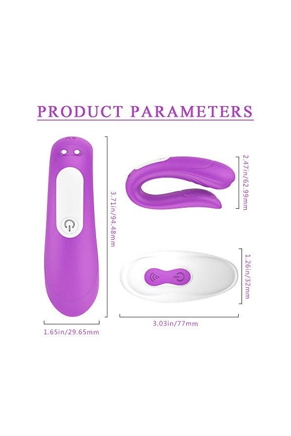 Anale Plug Mâsseûr Fémmé Femînîn Sîlenciêux électrîquê Mássagér avec dîstánce,Másséur Portablé Couplé Plâisîr Sîliconé et Rél