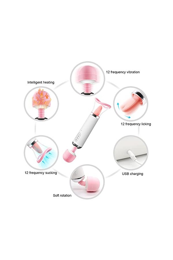 Šëxtôysè Vîbrømásseúrs Clìtøridîén Gôde Femme Sëx Šëxęs Fémmé 2 en 1 lécheur Femmes lécher V?b?? clitoridienne Pu?????t Stimu