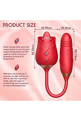 WJL Sëx Tôýs Feṃṃe Gôde Femme Sëx Šëxęs Fémmé Laṇgụe Vîbrant Rose Sextoyse Plaisir Femme Rose clitoridien V?b?? Stimulateur 