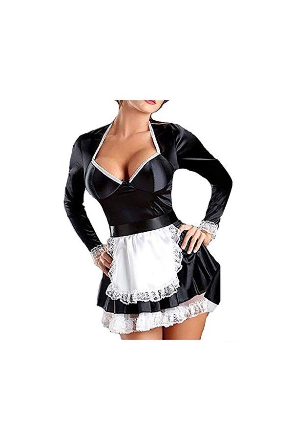 LKRSEEF Maid Lingerie Adulte Hot Hard Coquin Unique Outfit Bunny Girl Sexy Babydoll Tenue Soubrette Pute Soubrette Mini Ensem