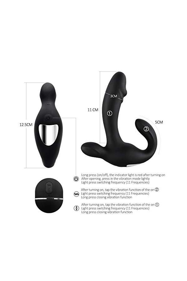 Prostàté Ｍàssage Homme Víbromàsséur Séxtóy Anàlé Plug Vîbrant Femme Couple Silicone BO Śểẍ ţöyṧpőur pőur Homme
