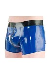MONNIK Latex Slips Shorts Hommes Caleçons Faits à La Main Slips En Caoutchouc Boxer Culottes Serrées Shorts Sous-vêtements Po