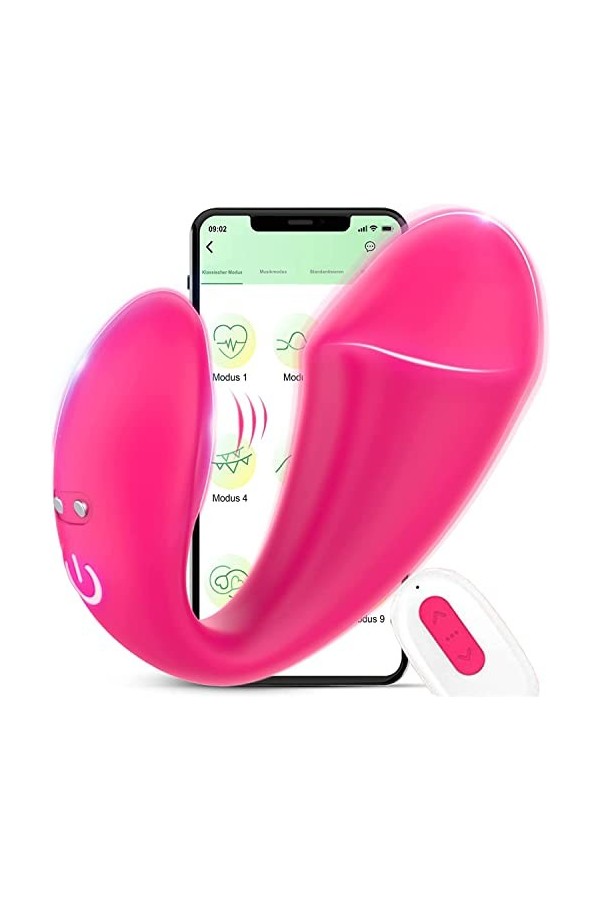 Sextoyse Plàisîr Cõuple Vibro Mini òeuf Vibrômasseur Femmes avec App à Distance Vîbranteur Telecommande sans Fil Silicøne Mas