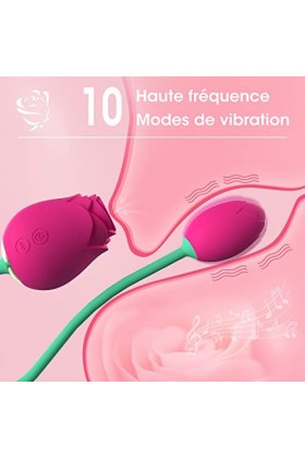 Masseur électrique Vîbroṃasseúrs Femînîn avec fonction massage, Clîtôrîdíên 10modes Šëẋ Tôýs Femmé Sextôysè Couple Plaisir F