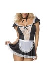 Pute Uniforme Femme Soubrette Sailor Transparente Ensemble Bunny Girl Hot Hard Coquine Hot Costume Babydoll Ecoliere Outfit U