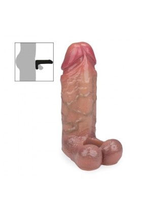 Gaine réaliste en silicone liquide Cliff 14,0cm - etui penien - extenseur prolongateur rallonge pénis