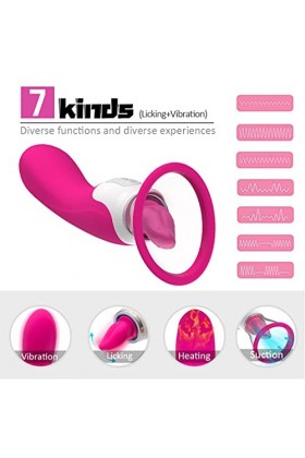 Vîbrô-másseúr Clîtôrîdien Rabbiṭ Vibroṃasseur Langue Vìbrante pour Femme Vìbr?-masseur clitoridien V?b?? Stimulateur Point g 