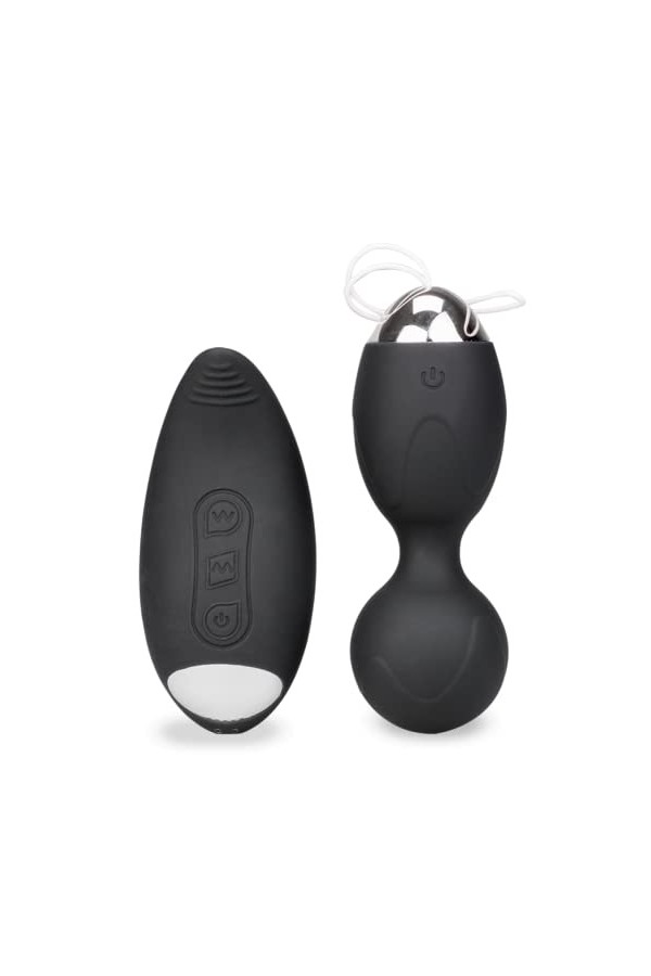 Oeuf vibrant et sa télécommande vibrante clitoris- sans fil pour femme et couple