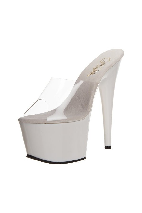 Pleaser ADORE-701 Clr-Blk/Clr UK 6 EU 39 