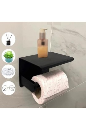 Porte-Papier hygiénique Multifonctionnel Porte-Papier hygiénique en Acier Inoxydable Salle de Bain Rouleau de Cuisine Accesso