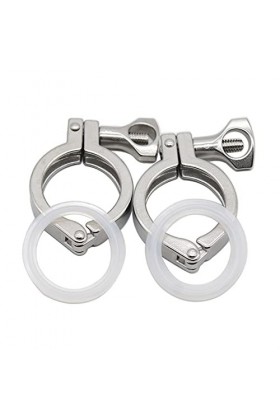 Matériau du tuyau en acier inoxydable 1/2" - 4" Tri Clamp 25,4 50,5/64/77,5/91 106 119 mm Virole OD SS304 Raccord sanitaire e