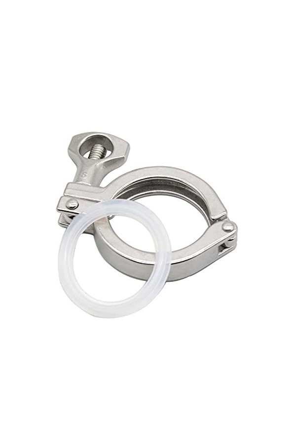 Matériau du tuyau en acier inoxydable 1/2" - 4" Tri Clamp 25,4 50,5/64/77,5/91 106 119 mm Virole OD SS304 Raccord sanitaire e