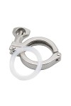 Matériau du tuyau en acier inoxydable 1/2" - 4" Tri Clamp 25,4 50,5/64/77,5/91 106 119 mm Virole OD SS304 Raccord sanitaire e