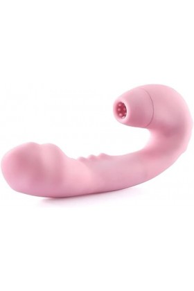 HytTer Double Usage Parfait Vibrateur Fémmés Jouet Avec 7 Aspiration, Vibrateur Fémmés Jouet