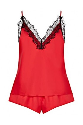 Ann Summers Ensemble de sous-vêtements pour femme Cherryann - Rouge - Medium