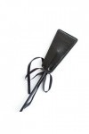 Noir Fouet Plume Tickler Stimulant Fouet en Cuir