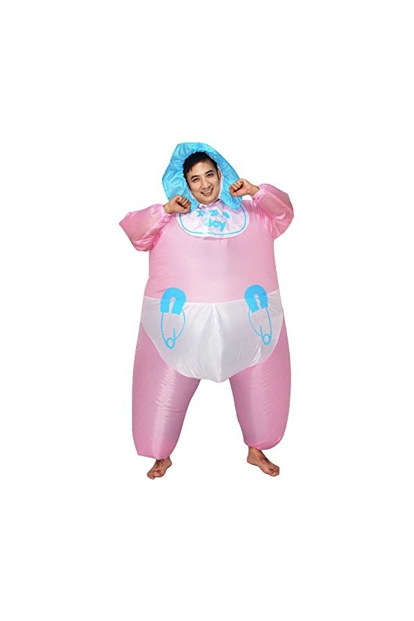 Oshhni Costume Gonflable Amusant pour Enfants - Tenue de Déguisement Drôle et Colorée