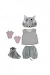 Oshhni Ensemble de Déguisement Animal pour Enfants - Costume Loup pour Fête dHalloween