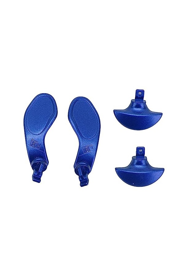 Yitre Palette Arrière en Métal, Bouton Arrière en Métal 4 Bleu