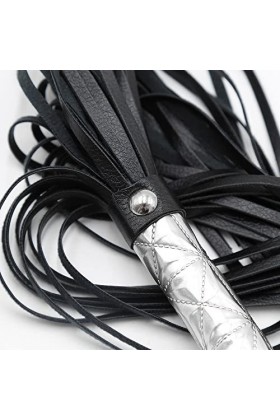 HUNTVE Fouet à Motif Diamant Fouet de scène Fouet daccessoires de Jeu Fouet de Jeu